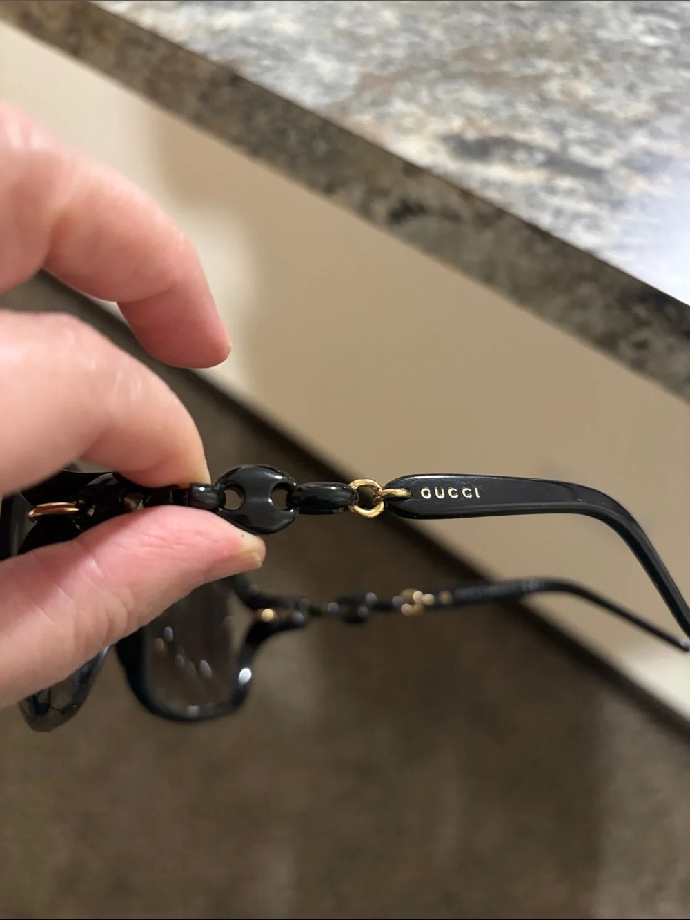 Gucci GG 358/S Oversized Square Sunglasses.